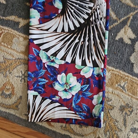 Clover Canyon Floral Wallpaper Jumpsuit Multicolor abstract High Neck Halter - Picture 6 of 9